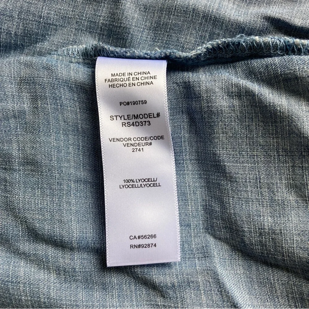 Splendid Lauren Indigo Mini Dress.  Size Small NWT - Picture 14 of 15